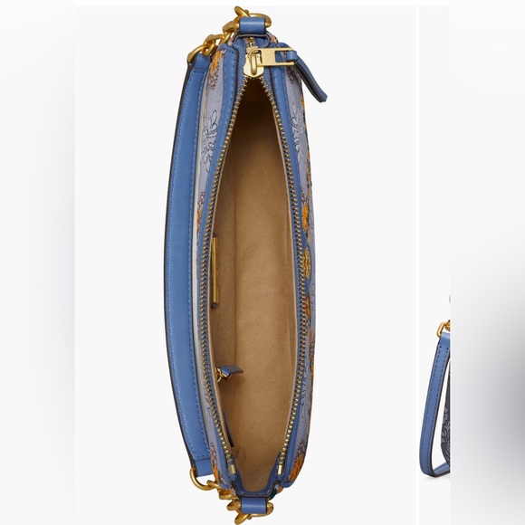 Authentic Tory Burch Monogram Brocade Studio Bag - Picture 4 of 10